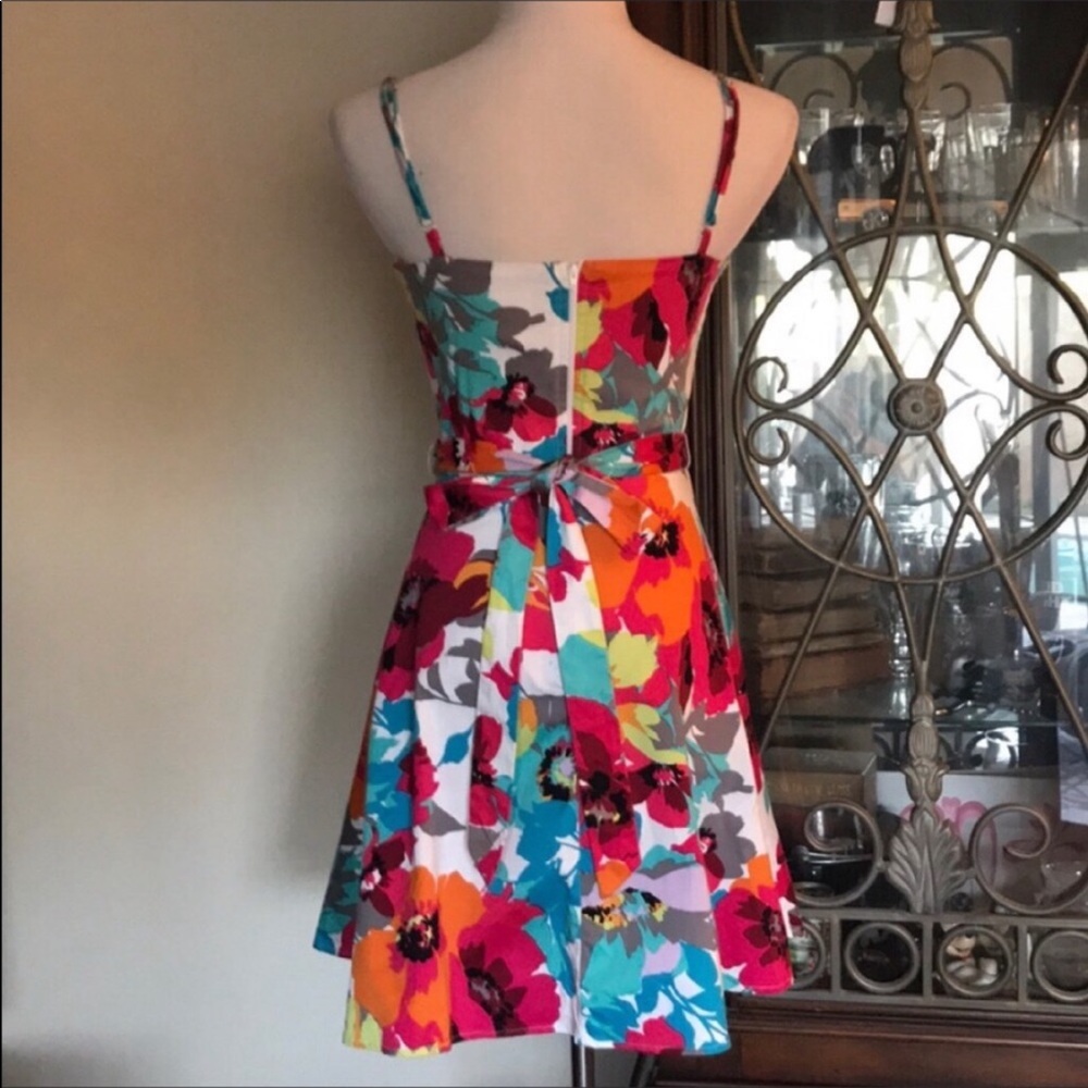 Cute Floral Summer Dress Alyn Paige Summer floral dress sleeveless - Picture 2 of 5